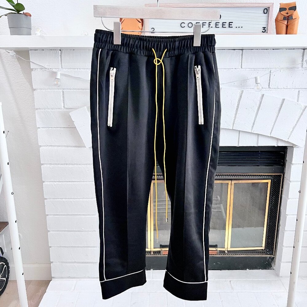 Mnml Traxedo Cropped Tuxedo Drawstring Track Pants - image 1